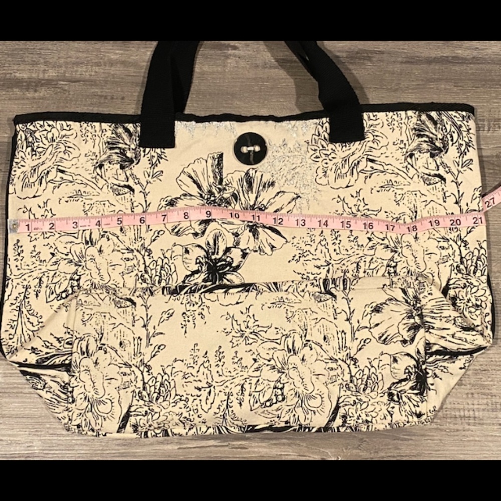 Flower canvas bag - Picture 7 of 8